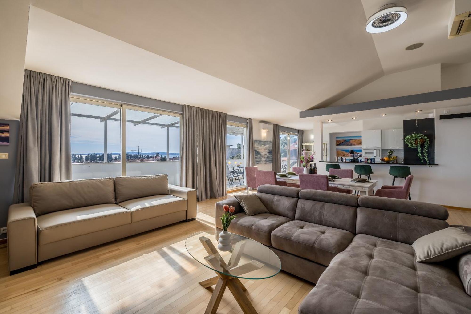 Urban Utopia Penthouse With Private Parking Split Kültér fotó